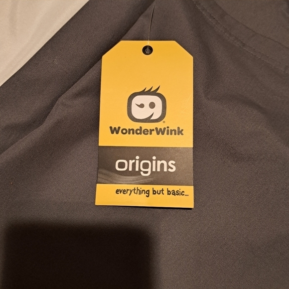 Wonder Wink women's or men's size medium pewter NWT scrub pants - Picture 5 of 8